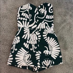 NWT forever 21 strapless romper